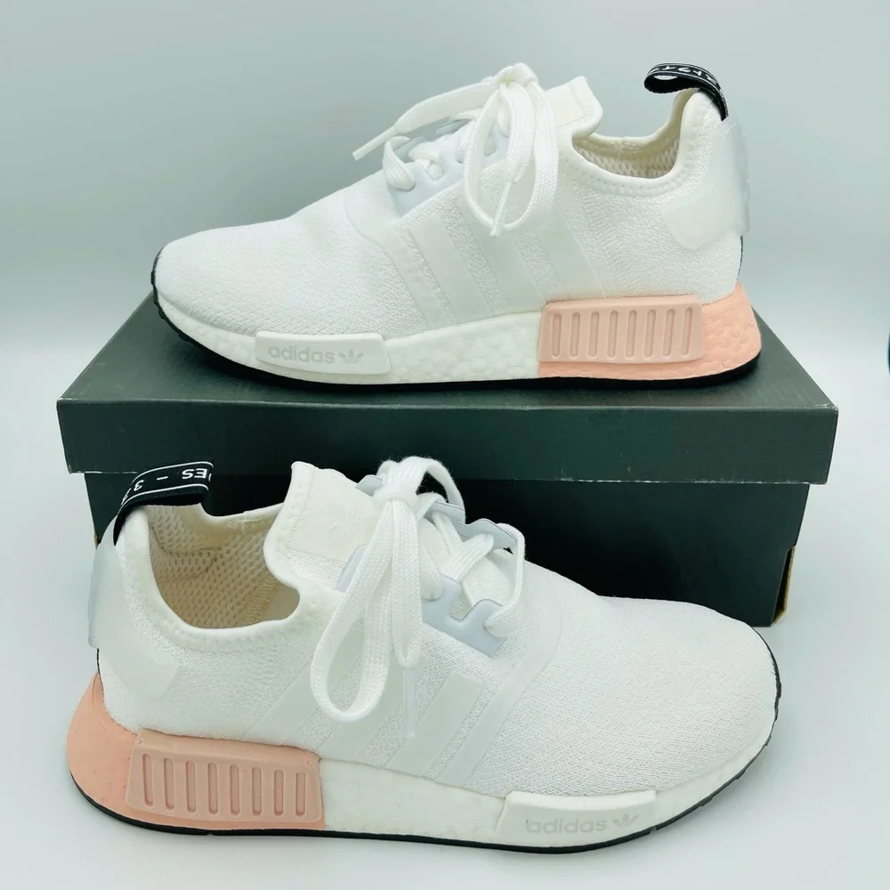 Adidas NMD_R1 'Vapour Pink' Shoes sz 4.5 - Picture 1 of 14